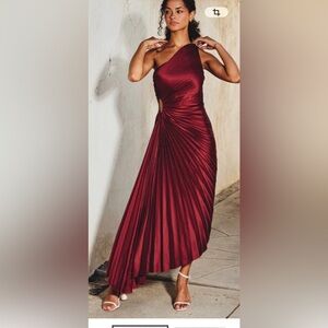 Elegant Red Evening Gown